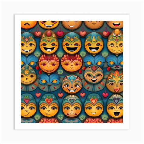 Emojis 2 Art Print by Diggit Designs - Fy