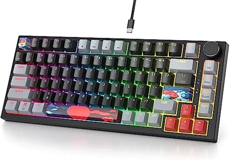 Amazon Machenike K B B TKL Mechanical Wired Gaming Keyboard Keys Compact Hot
