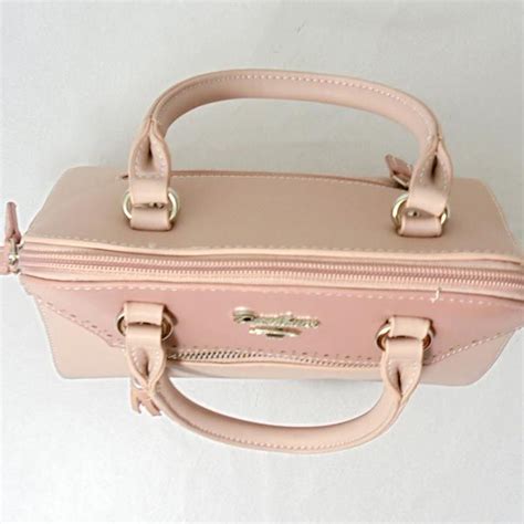 Bolso Rosa Bolsillo Delantero Bolsos Rosados Bolso Piel Bolsillos