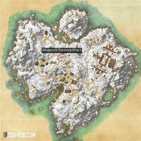 Bleakrock Treasure Map I Eso Hub Elder Scrolls Online