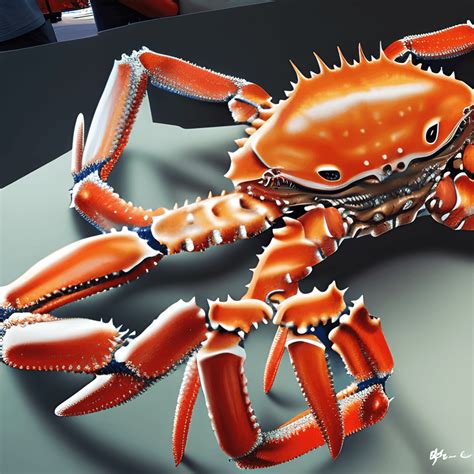 Giant King Crab Hyper Realistic and Intricate · Creative Fabrica