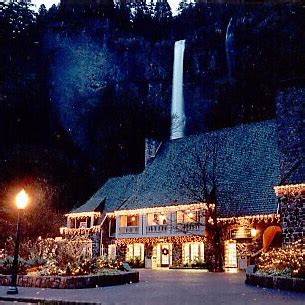 Winter At Multnomah Falls Lodge | Mt. Hood and the Columbia River Gorge