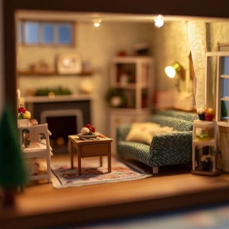 cozy miniature room image   stockcake
