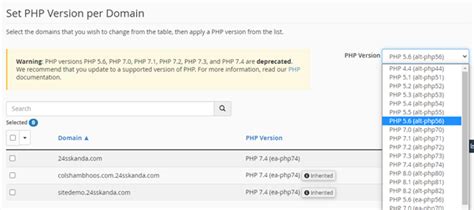 How Can I Change My Php Version In Cpanel Changing Php Version