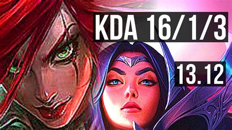 Katarina Vs Irelia Mid 16 1 3 3 2m Mastery 1200 Games Legendary