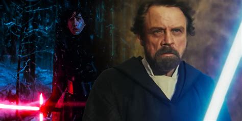 Star Wars What If Luke Skywalker Fought Kylo Ren In The Force Awakens