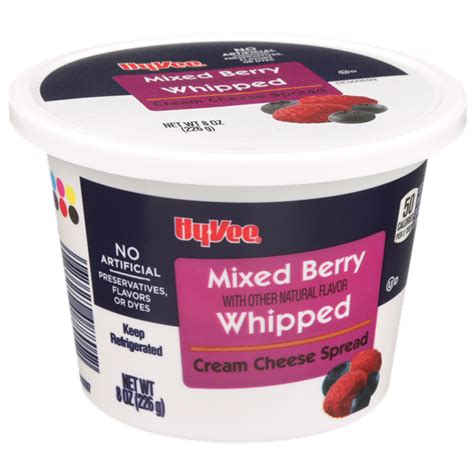 Hy Vee Mixed Berry Whipped Cream Cheese Spread Hy Vee Aisles Online Grocery Shopping