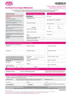 Pet Claim Form Vets Fees Pet Claim Form Vet S Fees PDF4PRO