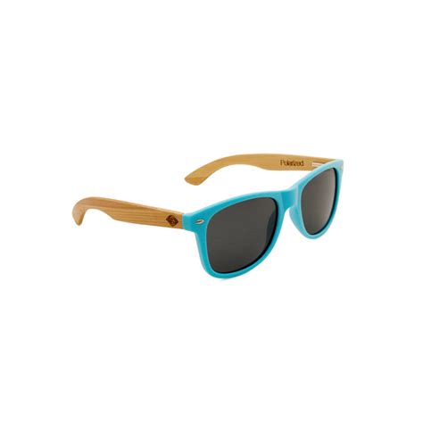 Blue Polarized Sunglasses Bamboo Sunglasses Unique Sunglasses