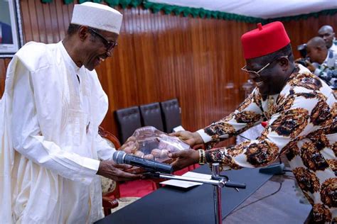 Buhari Commissions Statue In Ebonyi Bags Chieftaincy Title S