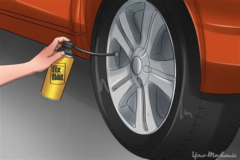 How To Use Fix A Flat Yourmechanic Advice