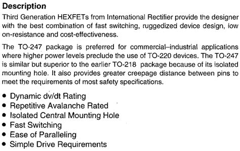 IRFP450 Datasheet(PDF) - International Rectifier