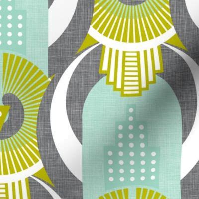 Art Deco Rio De Janeiro Fabric | Spoonflower