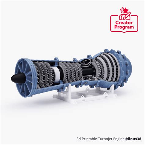 3d Printable Turbojet Engine Bambu Lab Global Store