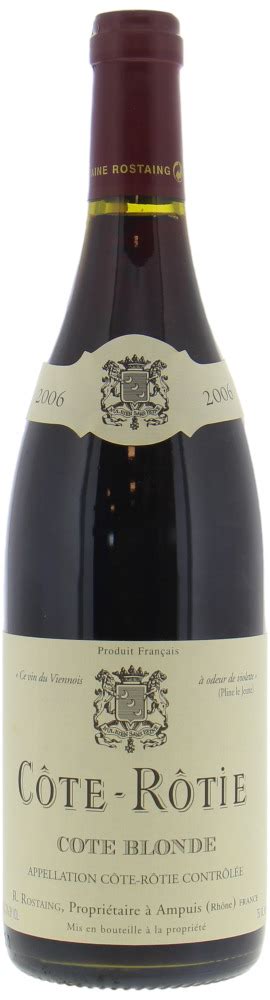 Cote Rotie Cote Blonde 2006 - Rostaing | Buy Online | Best of Wines