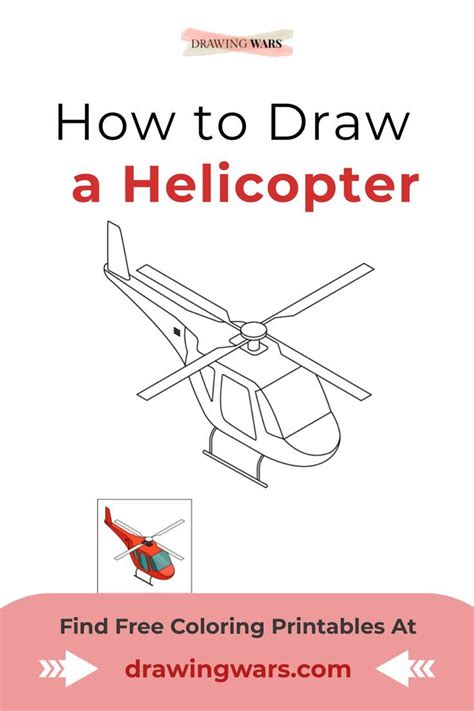 How To Draw A Helicopter Step By Step Guide