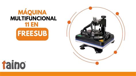 Aprende a Sublimar Máquina Multifuncional 11 en 1 Plancha 29x38 FREESUB