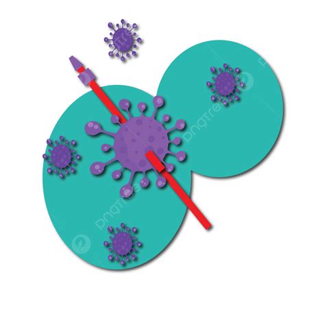 在透明背景的突變病毒變異設計 電暈 病毒 疫苗向量圖案素材免費下載，png，eps和ai素材下載 Pngtree