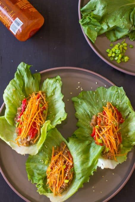 Vegan Lettuce Wraps with Sweet Sriracha | Jessica in the Kitchen