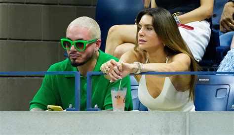 J Balvin Sees Green At U S Open 2023 With Girlfriend Valentina Ferrer