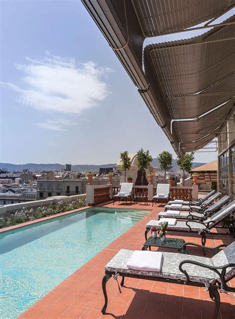 El Palace Barcelona Rooftop Terrace With Swimming Pool And A Great