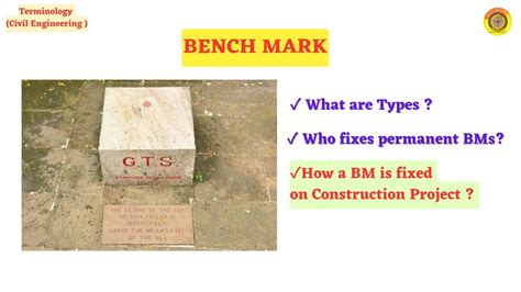 What Is Benchmark In Surveying Types Of Benchmarks Surveying