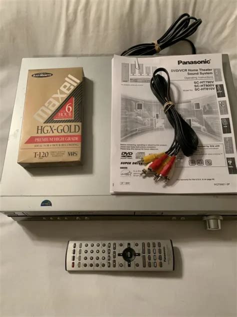 Panasonic Sa Ht V Dvd Vcr Combo Vhs Head Hifi Home Theater With