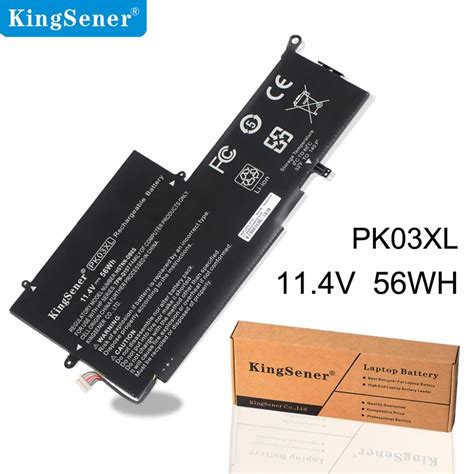 KingSener New PK03XL Battery For HP Spectre Pro X360 Spectre 13 PK03XL