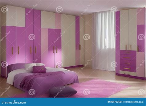 Creative Pastel Color Elegant Bedroom Interior Design, Peculiar Stock ...