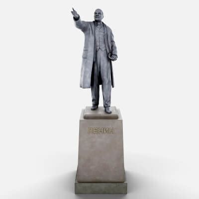 Lenin Statue - 3D Model by Abandoned World