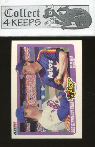 1990 Fleer 636 300 Strikeout Club Nolan Ryan HoF Texas Rangers Pack