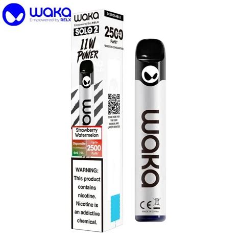 2024 Original Relx Waka Solo Disposable Vape Pen 1800 2500 Puffs