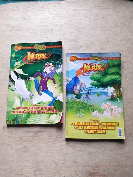 Jual Buku Paket 2 Komik Sains KUARK Level 3 STRUKTUR Hewan Tumbuhan