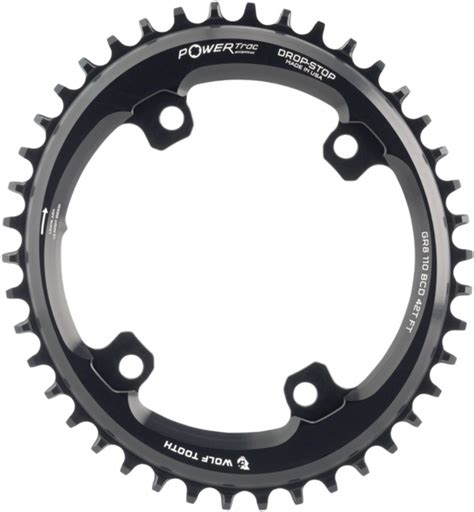 Wolf Tooth Elliptical Bcd Asymmetric Bolt Chainring For Shimano