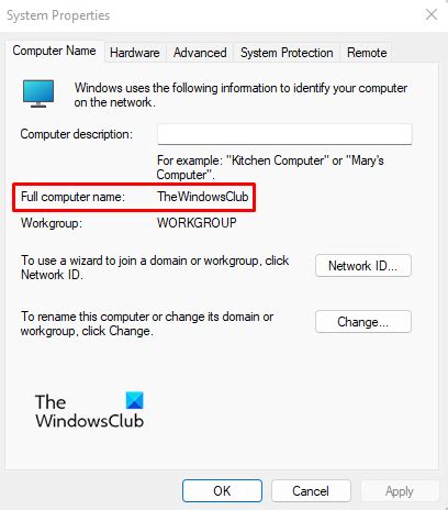 How To Find Computer Name In Windows