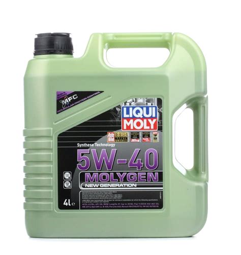 Aceite De Motor LIQUI MOLY Molygen New Generation 5W40 4l 8578