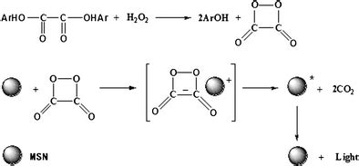 The mechanism of chemiluminescence reaction | Download Scientific Diagram