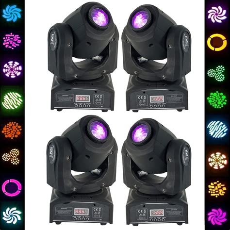 Party Light Sound Jeux De Lumiere Pack De Lyres Gobos Dmx A Prix