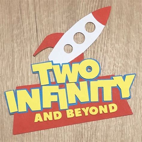 Two Infinity And Beyond Cake Topper Two Infinity And Beyond Etsy