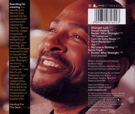 Midnight Love Marvin Gaye Cd Album Muziek