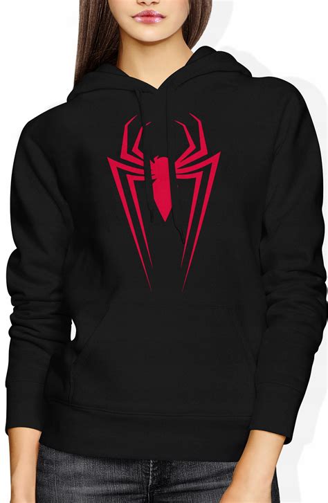 Damska Bluza Z Kapturem Spiderman Spider Man R M Bluzka Dresowa Nadruk