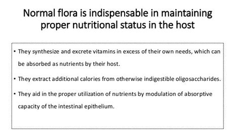 Normal commensal flora: applied importance