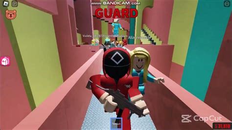 Play Squid Game Red Light Green Light As A Guard Roblox Youtube