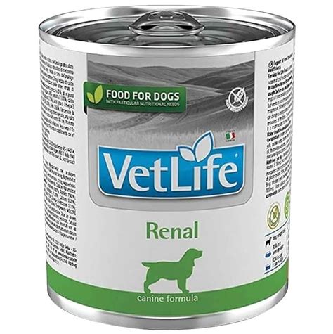 Farmina Vetlife Renal Wet Canine 300g can for dogs (Pack of 6 ...