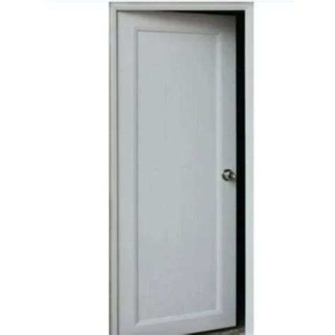 Glossy White Upvc Bathroom Door Design Pattern Plain At Rs Sq Ft