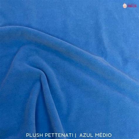 Comprar Plush Pettenati Azul Médio Textura Macia e Toque Aveludado 504