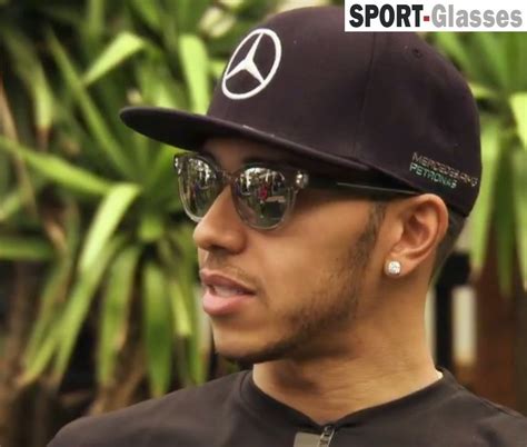 Sport Glasses Lewis Hamilton Wearing Tom Ford And Dior Sunglasses At The