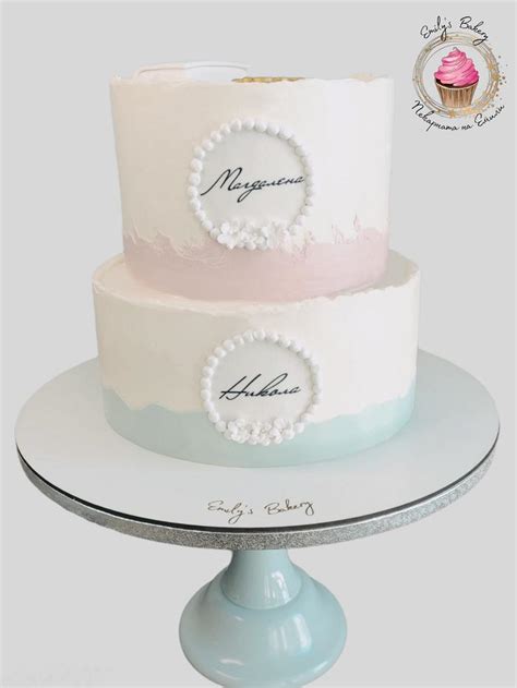 Christening Cake Decorated Cake By Emily S Bakery CakesDecor