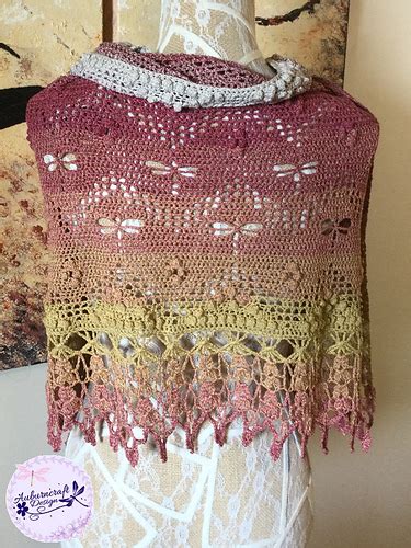 Ravelry Lost In The Dragonfly Labyrinth Shawl Pattern By Sue Stapleton