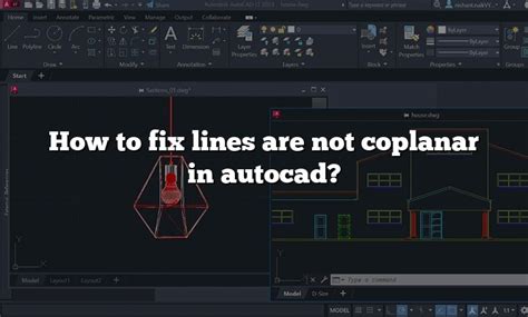 How To Fix Lines Are Not Coplanar In Autocad Answer